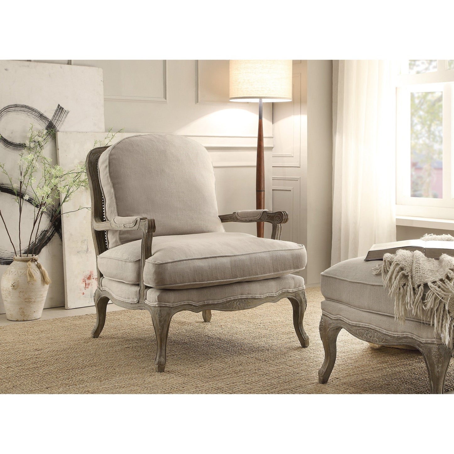 Parlier Wood Accent Chair 1234