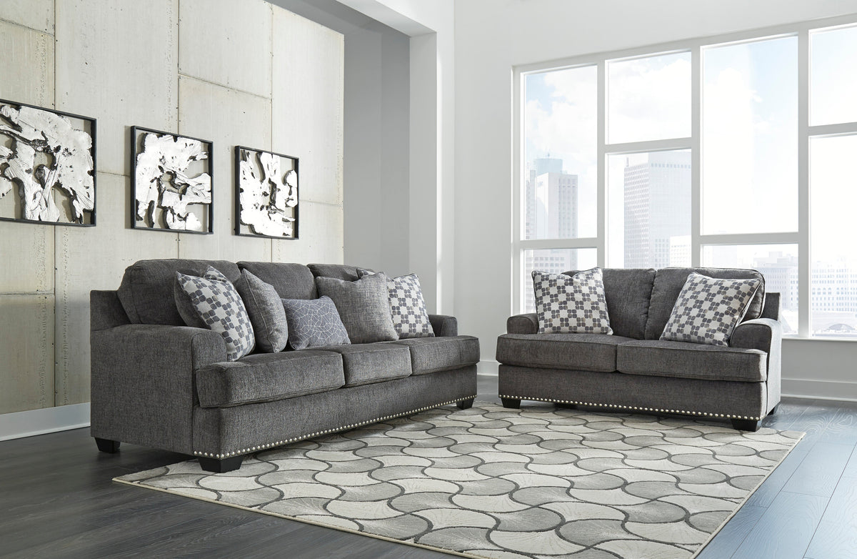 Locklin Carbon Sofa and Loveseat 95904