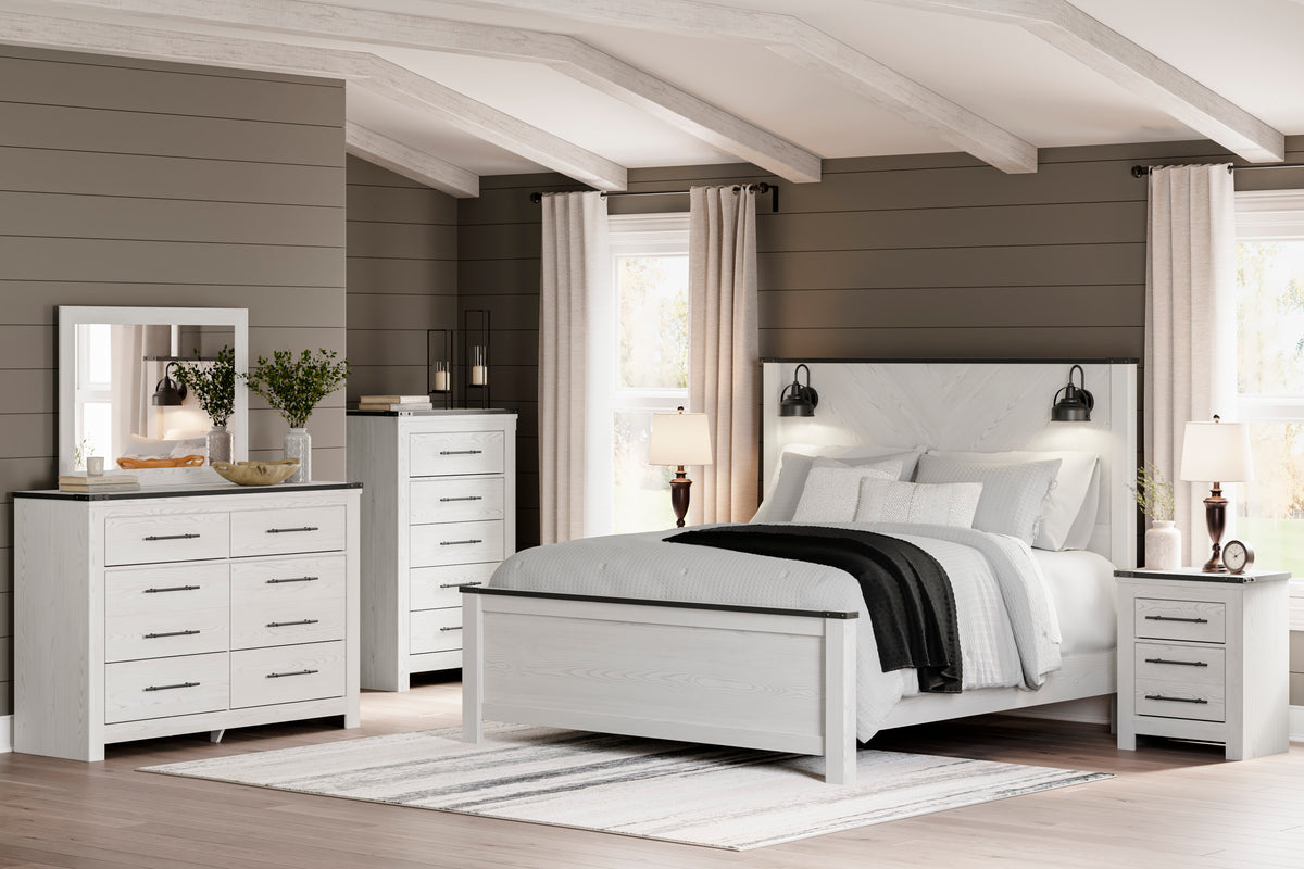 Schoenberg White Panel Bedroom Set
B1446
