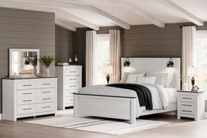 Schoenberg White Panel Bedroom Set

B1446