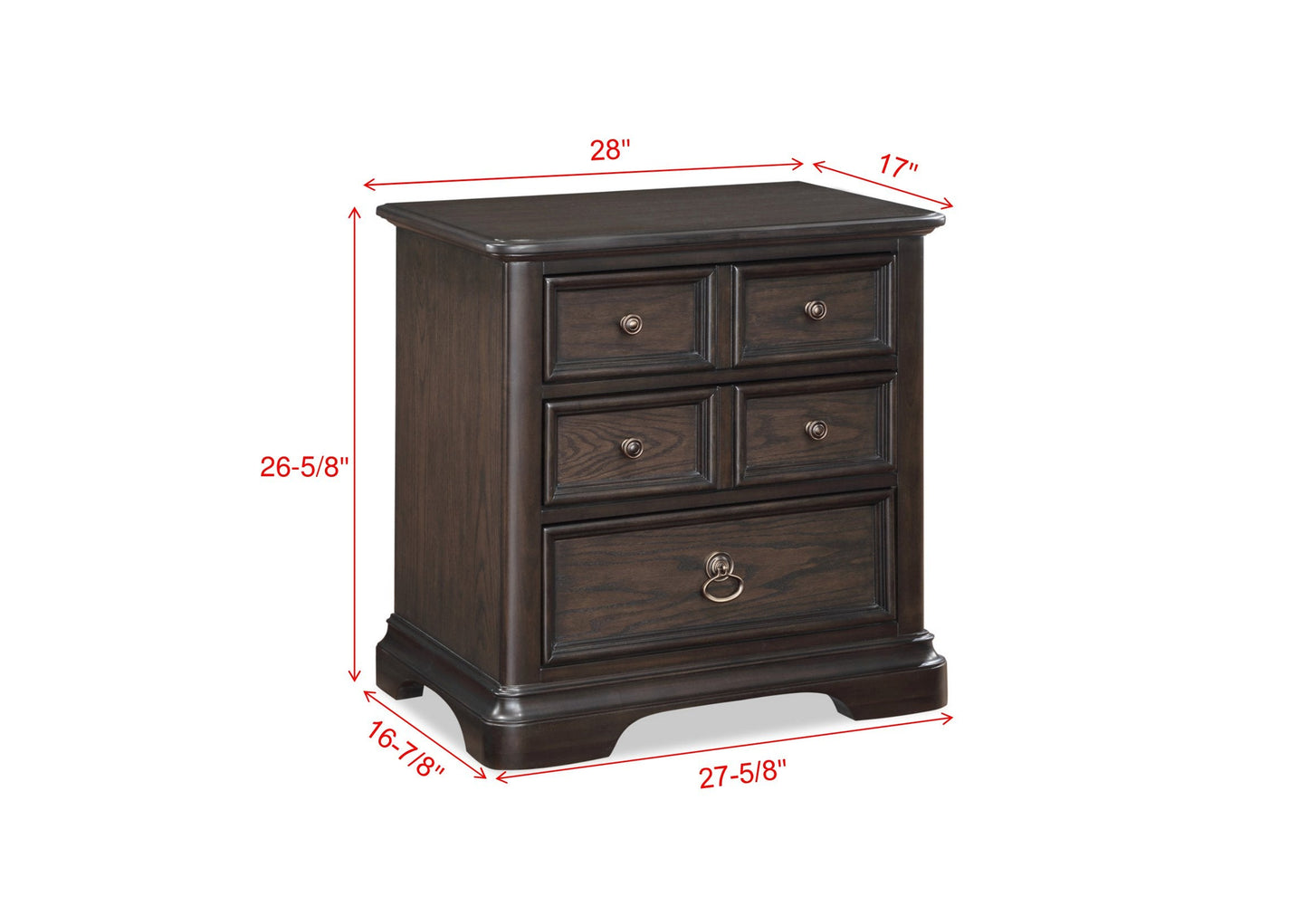 Duke Grayish Brown Upholstered Panel Bedroom Set B1620