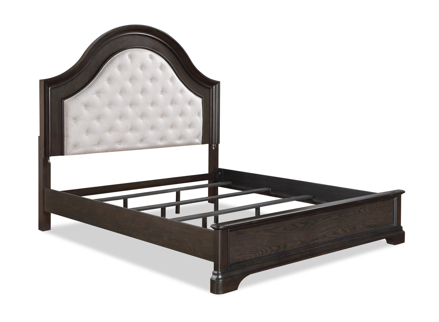 Duke Grayish Brown Upholstered Panel Bedroom Set B1620