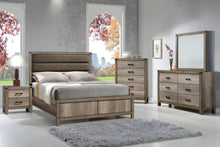 Load image into Gallery viewer, Matteo Youth Melamine Upholstered Panel Bedroom Set | B3200