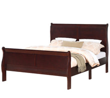 Load image into Gallery viewer, Louis Philip Cherry Full Sleigh Bed