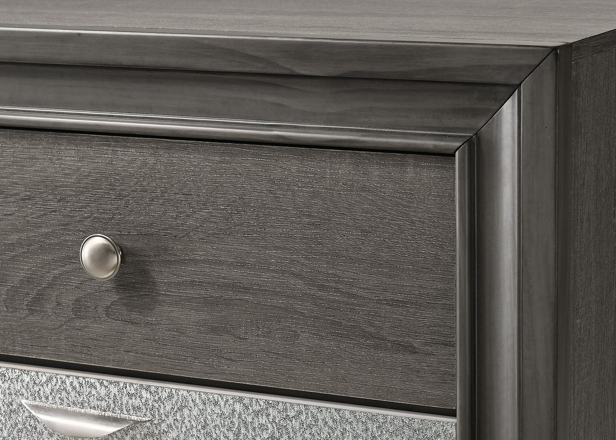 Regata Gray Storage Platform Bedroom Set | B4650 - Harwin Furniture