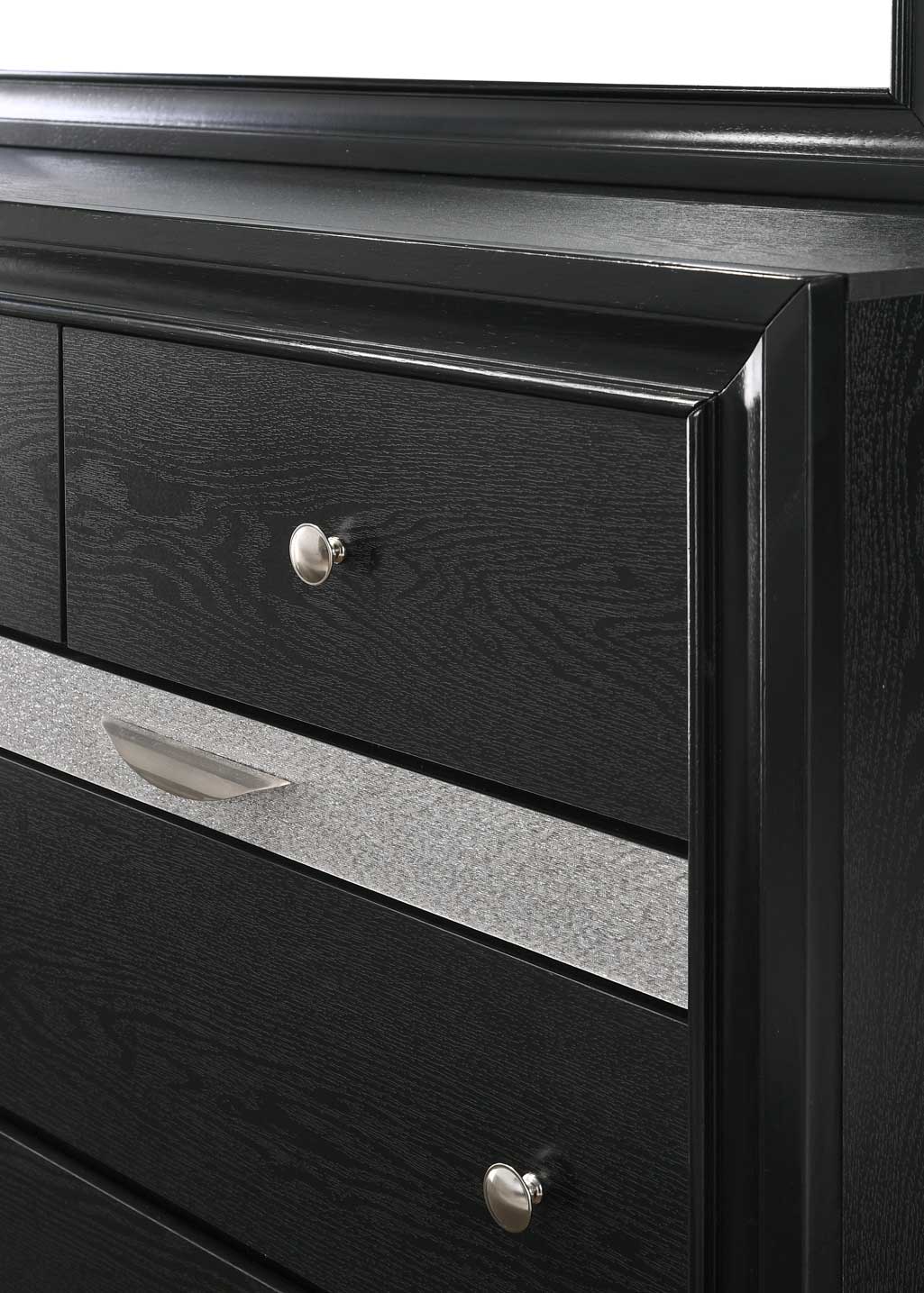 Regata Black Storage Bedroom Platform Set | B4670 - Harwin Furniture