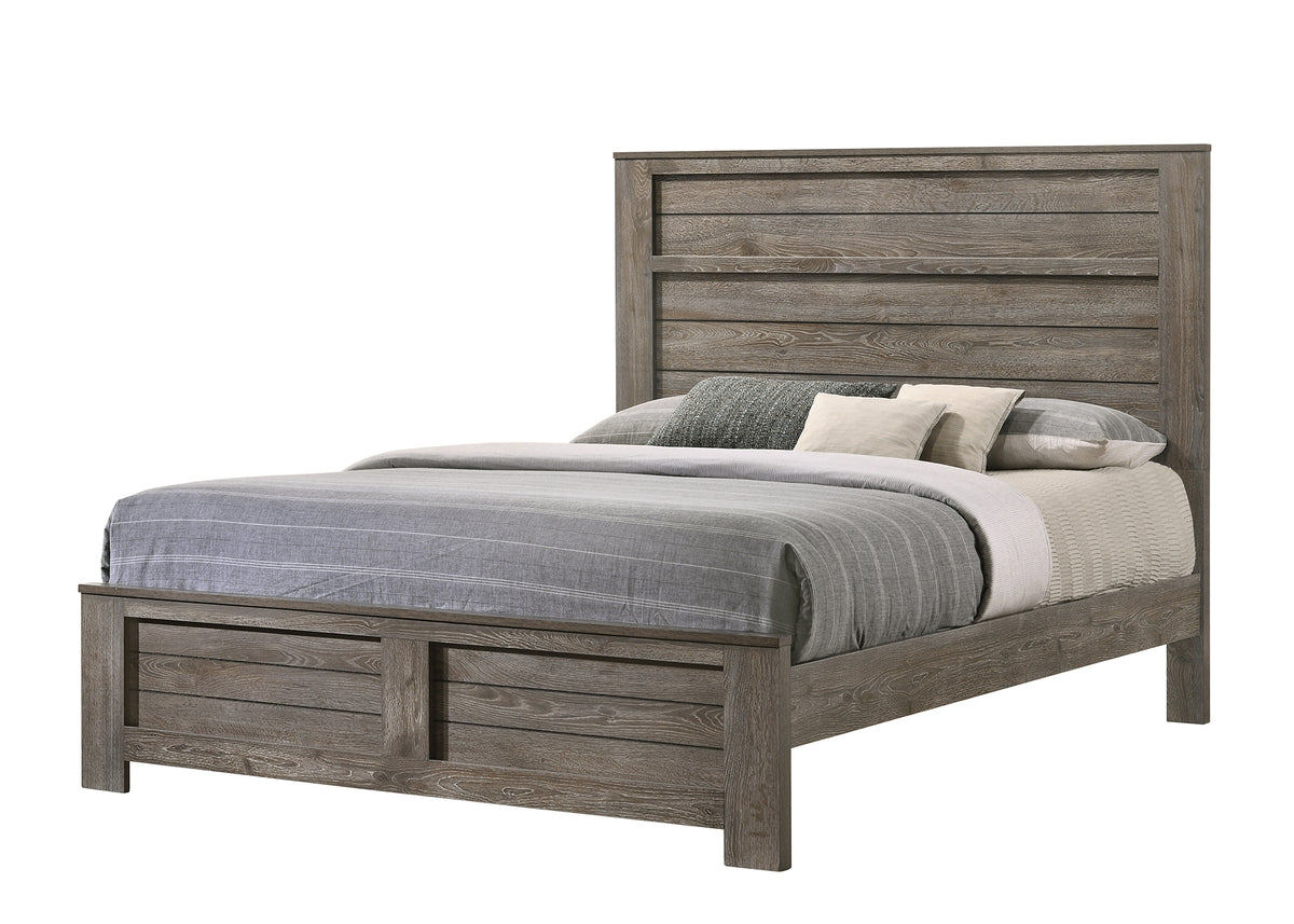 Bateson Brown Panel Bedroom Set |B6960