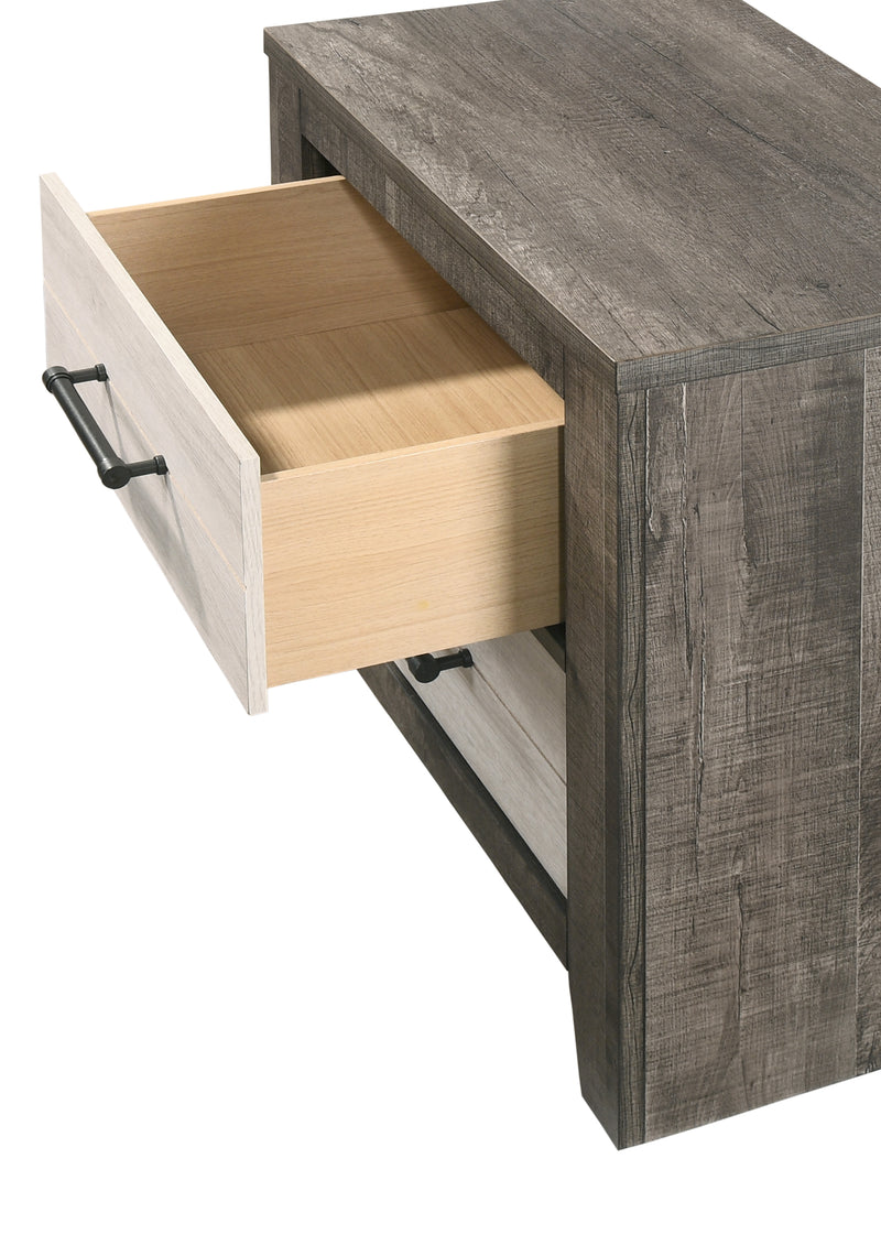 Rhett Brown/Cream LED Platform Bedroom Set B8170