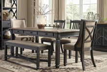 Load image into Gallery viewer, Tyler Creek Black/Gray 5pc Dining Room Set D736