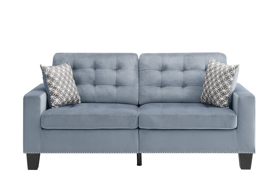 Lantana Gray Sofa and Loveseat 9957