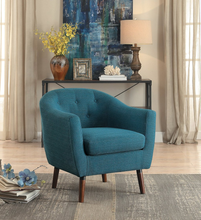 Load image into Gallery viewer, Lucille Blue Accent Chair 1192