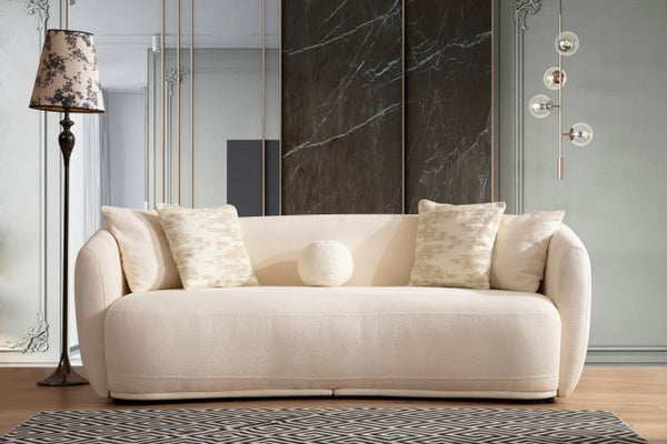 Layla Ivory Boucle Sofa & Loveseat