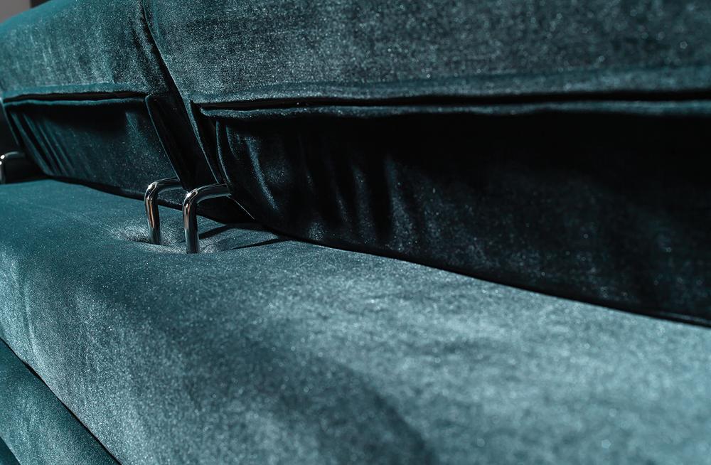 Wilton Cadet Gray Velvet Sofa & Loveseat