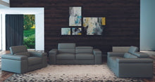 Load image into Gallery viewer, Soho Grey  LEATHER MATCH Sofa and Loveseat  S8020