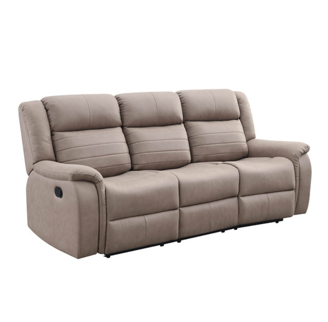Max Tan 3pc Reclining Set S7330