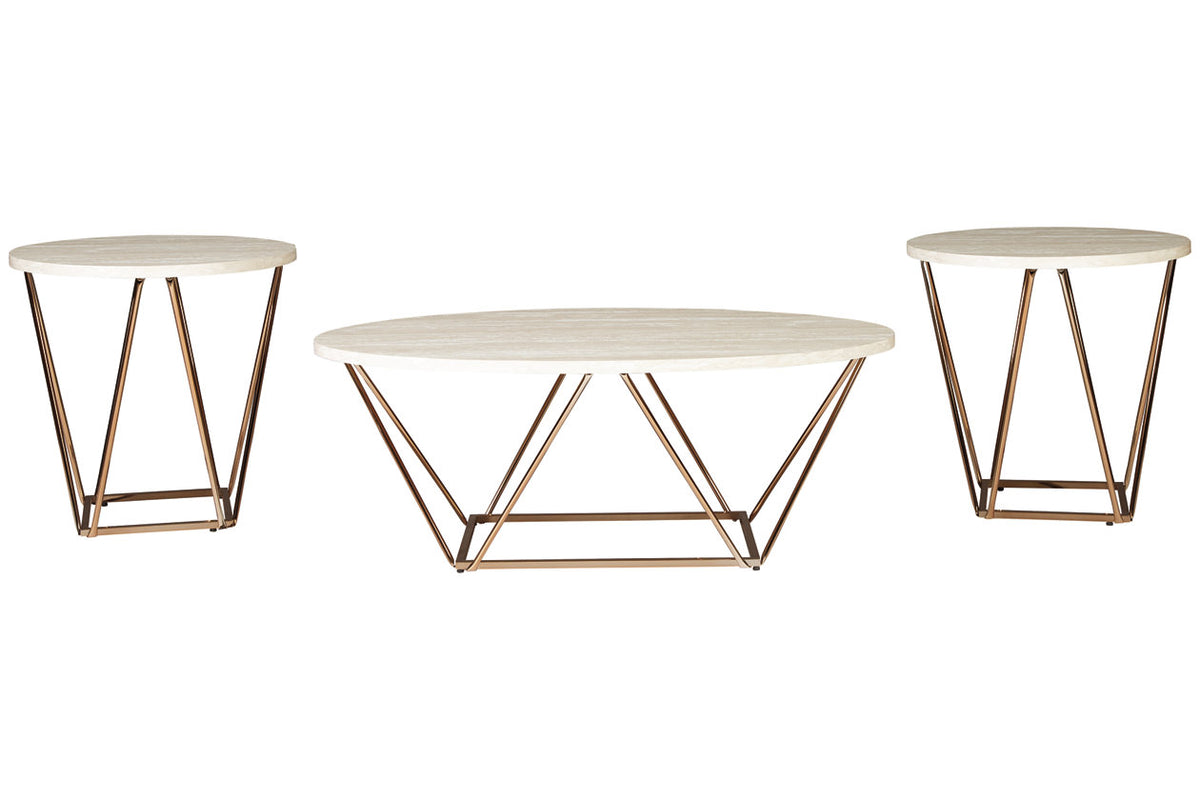 Tarica Two-tone 3pc Coffee Table Set
T385
