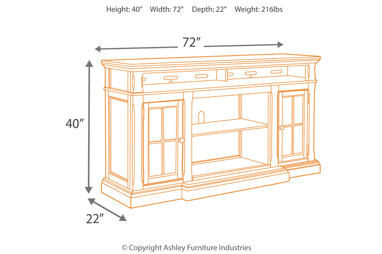 Roddinton Dark Brown 72" TV Stand
W701-88