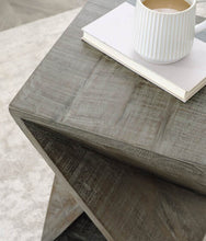 Load image into Gallery viewer, Zalemont Distressed Gray Accent Table    A4000509