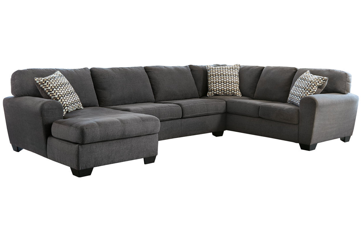 Ambee Slate 3-Piece Sectional with Chaise LAF | 28620
