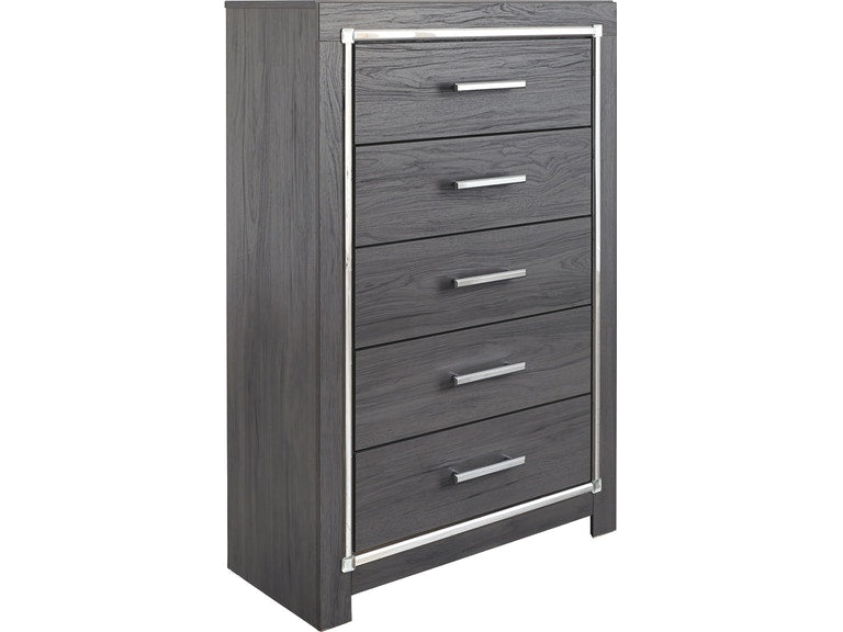 Lodanna Grey LED Panel Bedroom Set |B214