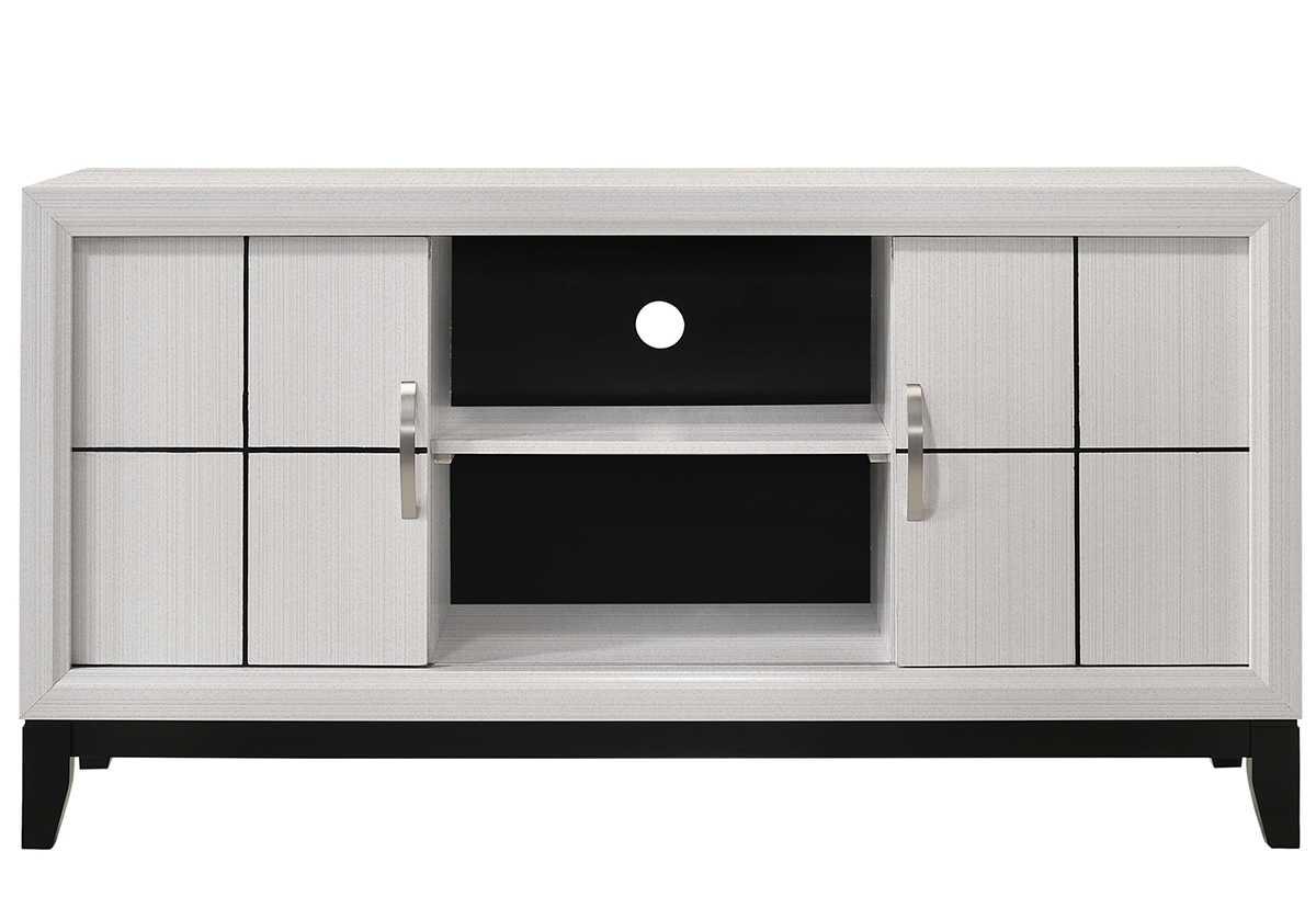 Akerson Chalk White 55" TV Stand B4610
