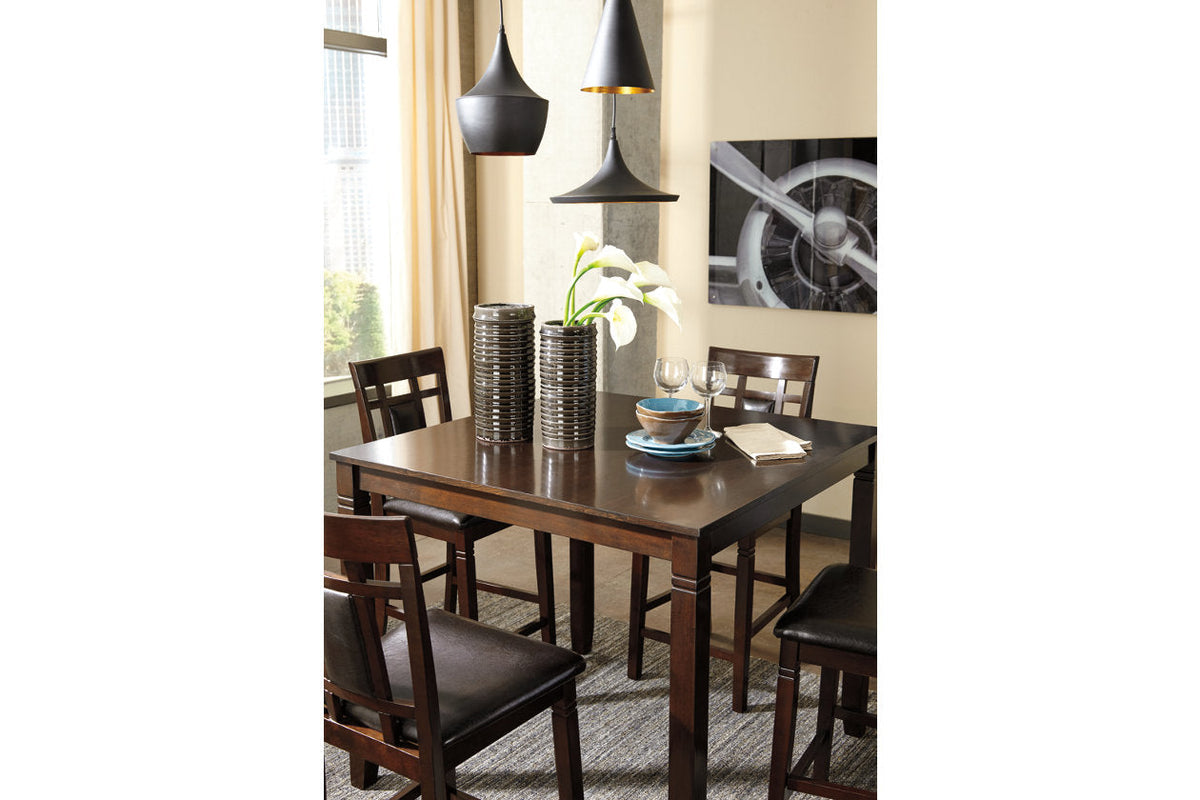 Bennox Brown 5-Piece Counter Height Set
D384-223