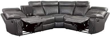 Socorro Gray Reclining Sectional 9599