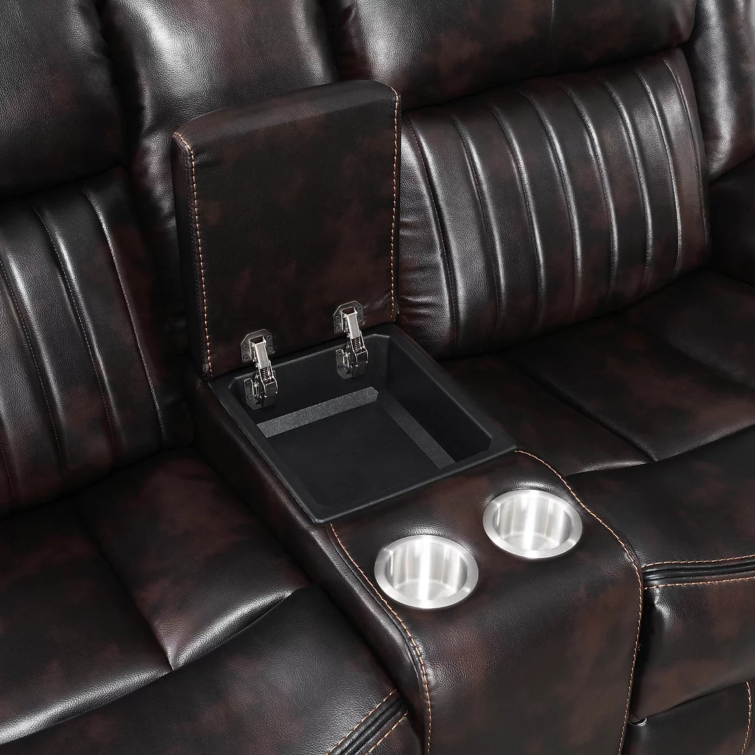 Lavon Brown 3pc Reclining Set S9381