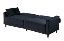 Load image into Gallery viewer, Cozy Black Sofa and Loveseat S350