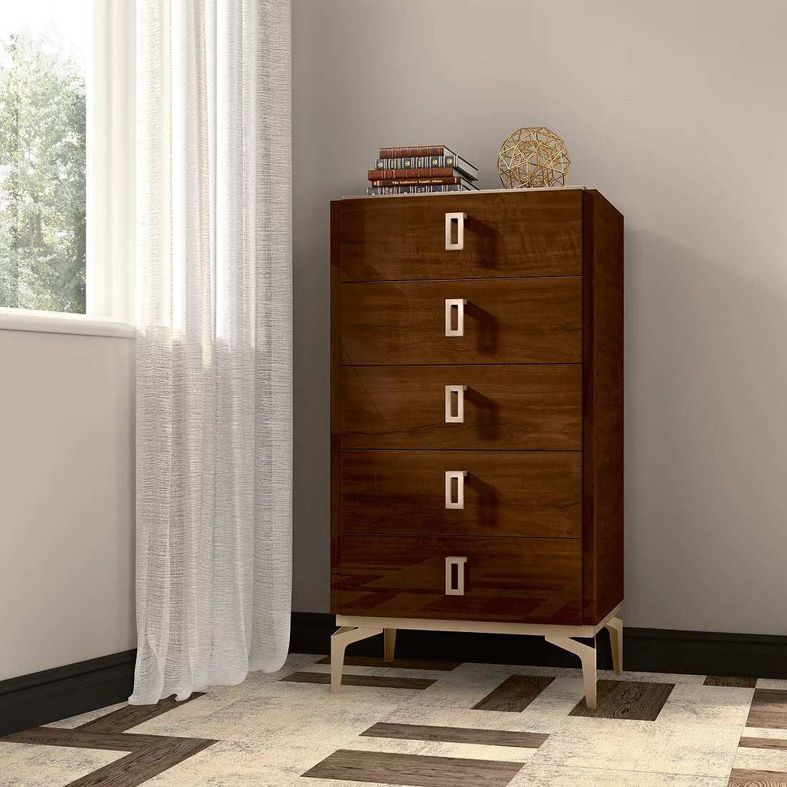 Eva UPH Collection Italian Bedroom Set