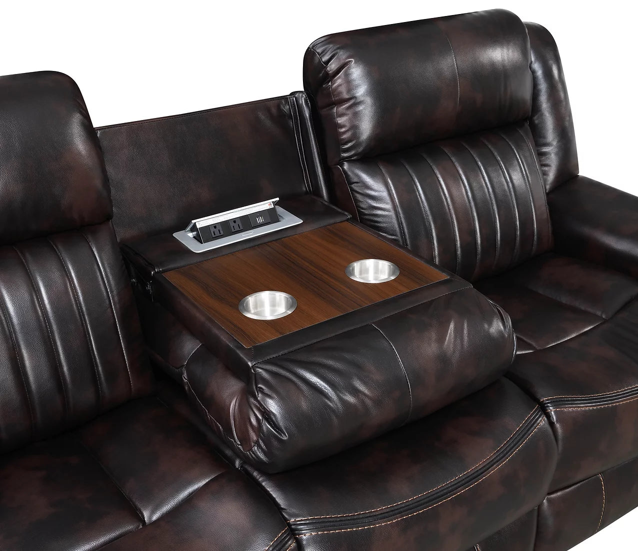 Lavon Brown 3pc Reclining Set S9381