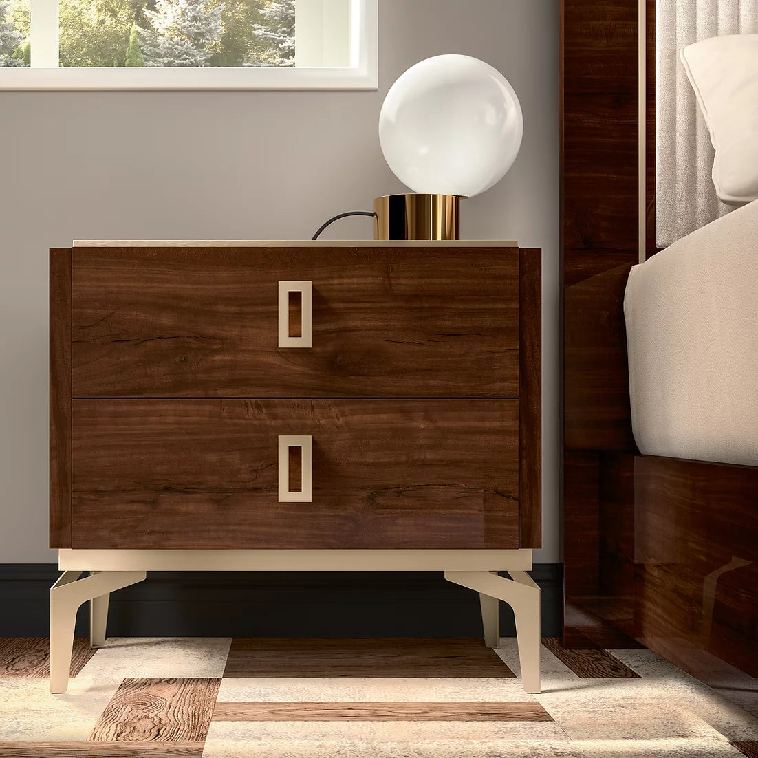 Eva UPH Collection Italian Bedroom Set