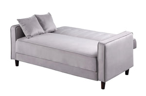 Cozy Grey Sofa and Loveseat S350
