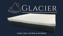 Load image into Gallery viewer, Glacier 12&quot; Gel Hybrid King Mattress (Cool Gel Cover)