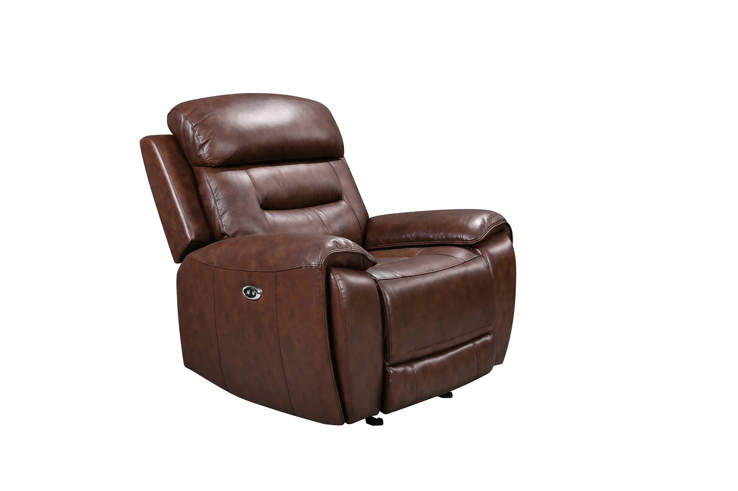 Rosewood Brown POWER/TOP GRAIN LEATHER Reclining 3pc Set S2226