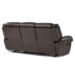Center Hill Brown Reclining Sofa and Loveseat 9668