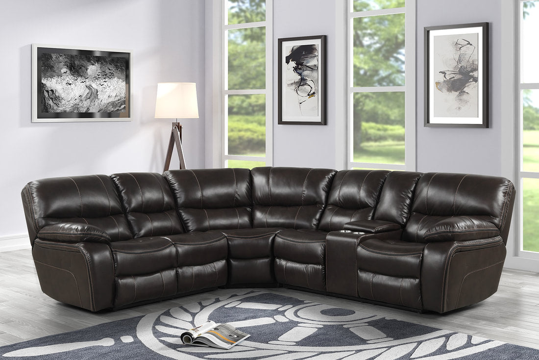 Florence Brown OVERSIZED Reclining Sectional