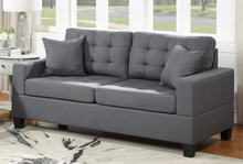 Load image into Gallery viewer, James Gray Linen Sofa and Loveseat HH1155
