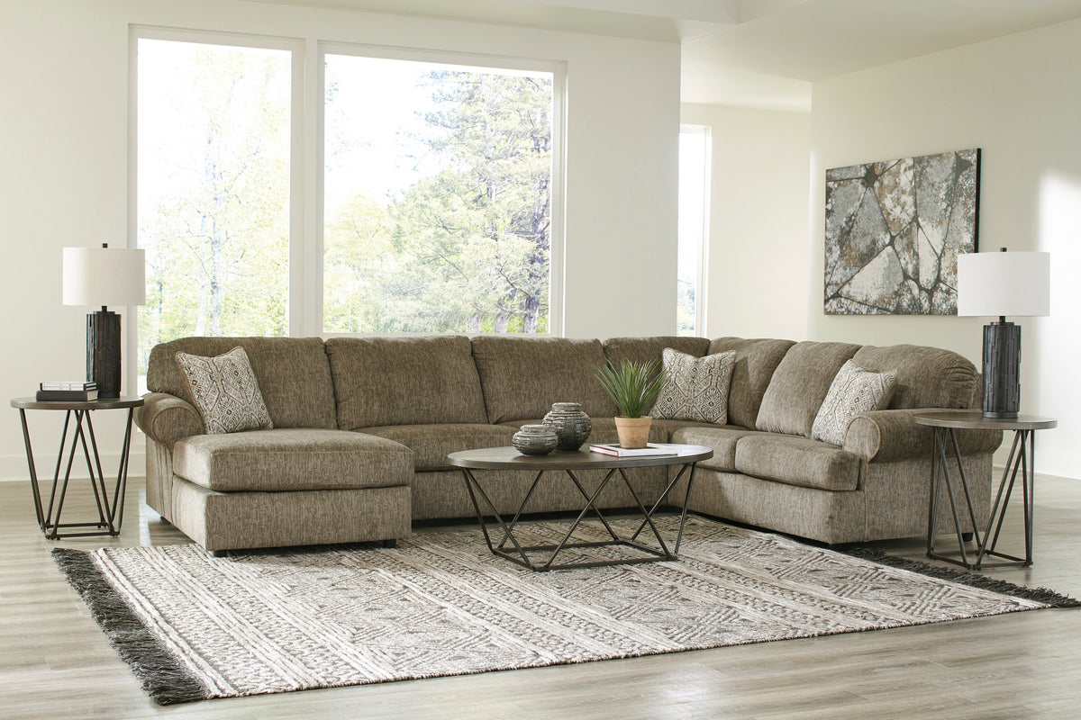Hoylake Chocalate Sectional Sofa LAF 56402