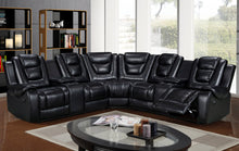 Load image into Gallery viewer, Jordan2021 Black Reclining Sectional