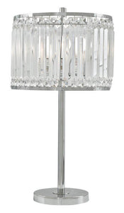 Gracella Chrome Finish Table Lamp   L428154