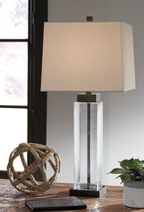 Alvaro Clear/Bronze FinishTable Lamp (2pc Set) L431374