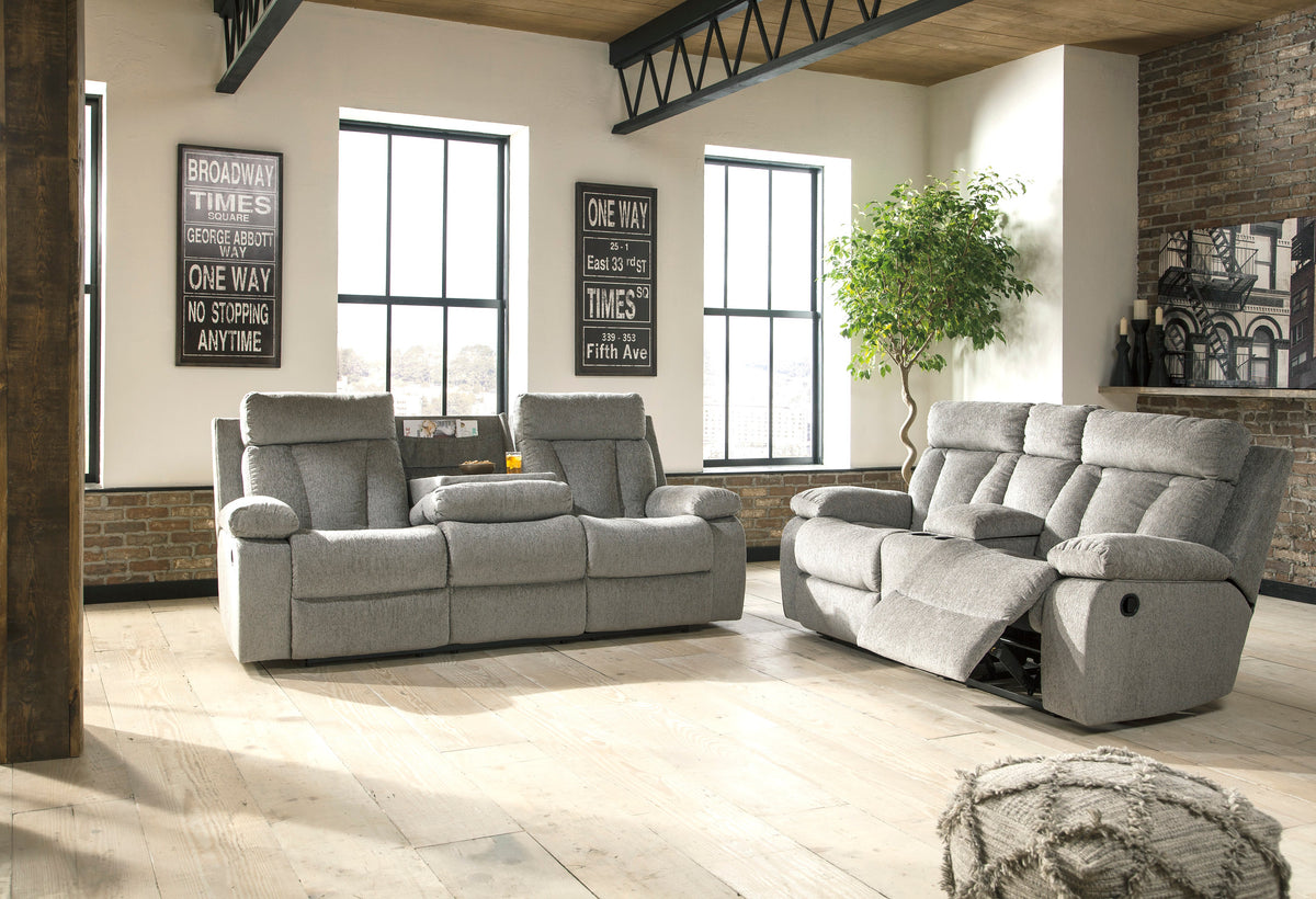 Mitchiner Fog Reclining Sofa and Loveseat 76204