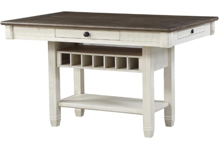 Granby Antiqua White Counter Height Set 5627