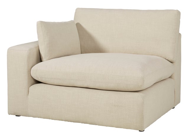Elyza Linen OVERSIZE 8pc Moduler Double Chase Sectional 10006