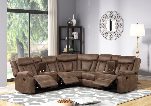 Rio Brown Reclining Sectional