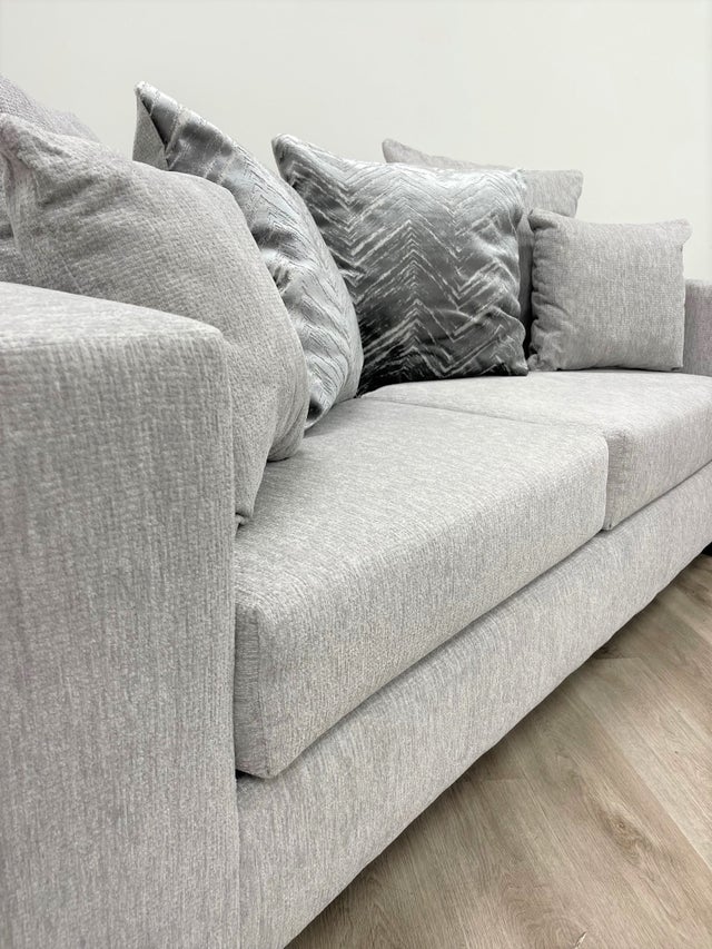 Dove Fabric Sofa and Loveseat 110