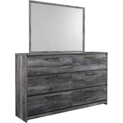 Baystorm Gray LED Storage Platform Bedroom Set B221