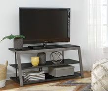 Load image into Gallery viewer, Rollynx Black 48&quot; TV Stand W326