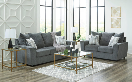 Stairatt Gravel Sofa and Loveseat 28502